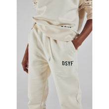 Load image into Gallery viewer, DSYF Green Logo Raw Joggers
